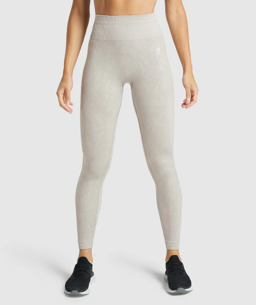 Gymshark Adapt Animal Seamless Leggings - Butterfly | Grey | Gymshark (Global)