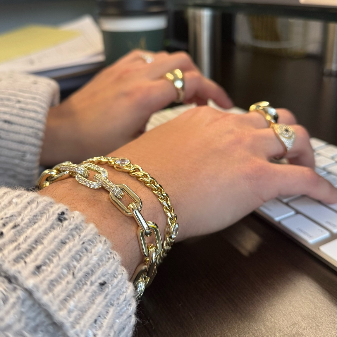 Loving my new Melinda Maria bracelets.  First two in my collection.  

#giftsforher #jewelry 

#LTKGiftGuide