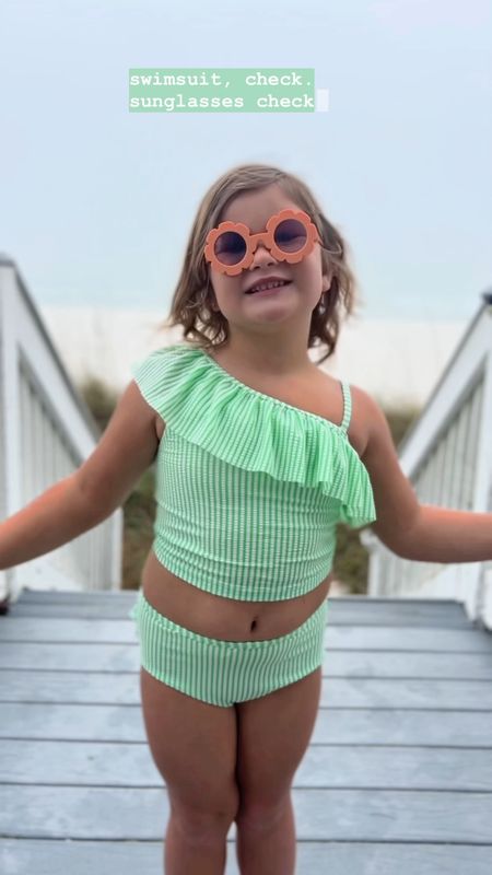 Can’t say no to this cuteness! Palm print, flamingos and matching moments are always a good idea with these cute @rufflebutts swimsuits for the whole family. 💚

#LTKkids #LTKfamily #LTKswim