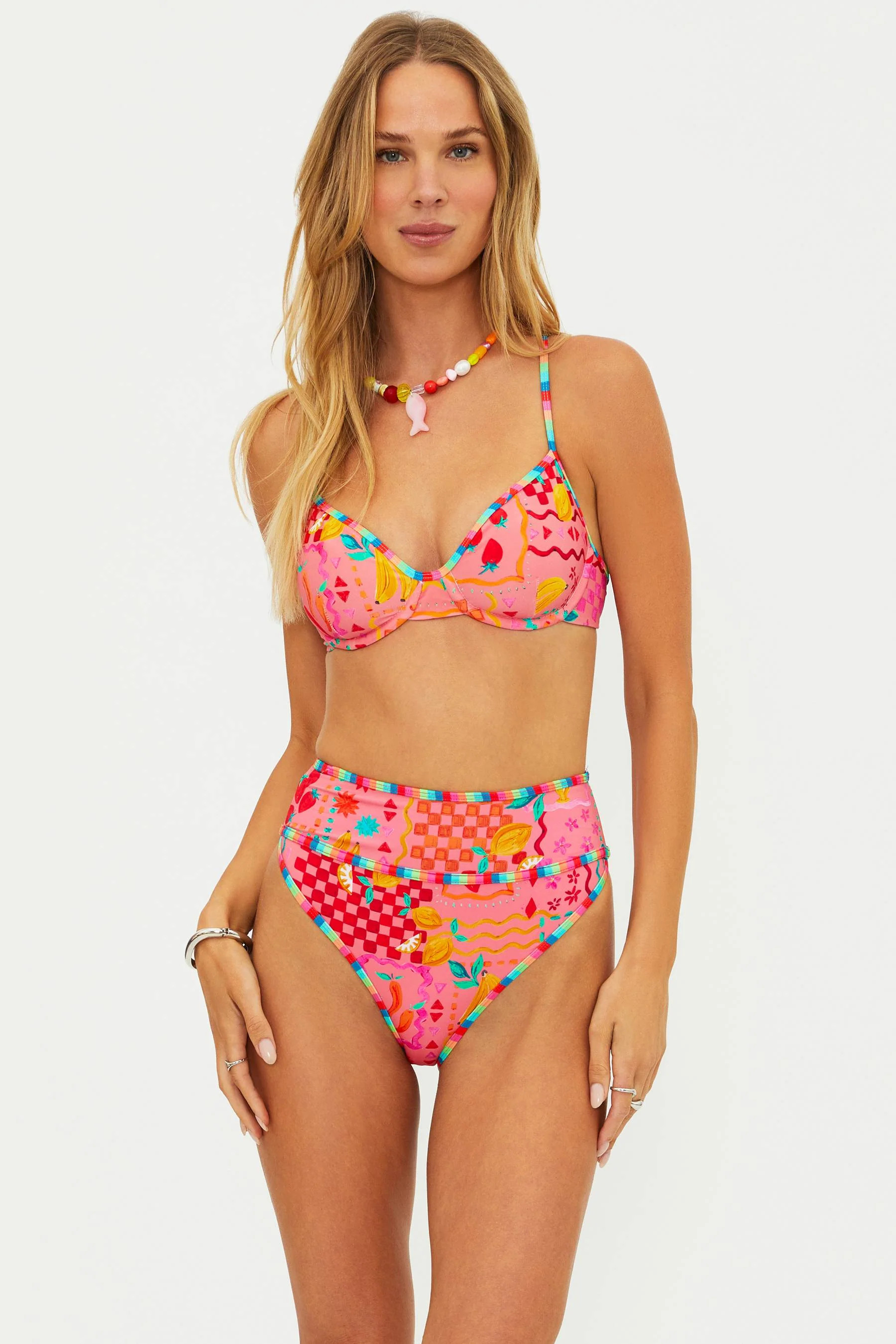 Kori Top Passion Fruit | Colorful Fruit Print Bikini Top | Beach Riot | Beach Riot