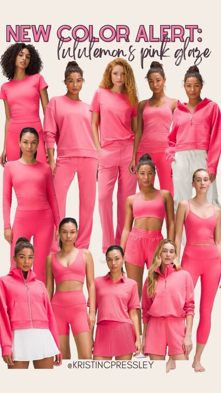 Cannot get enough of this new hot pink color at lululemon! 

#LTKSeasonal #LTKstyletip #LTKfitness