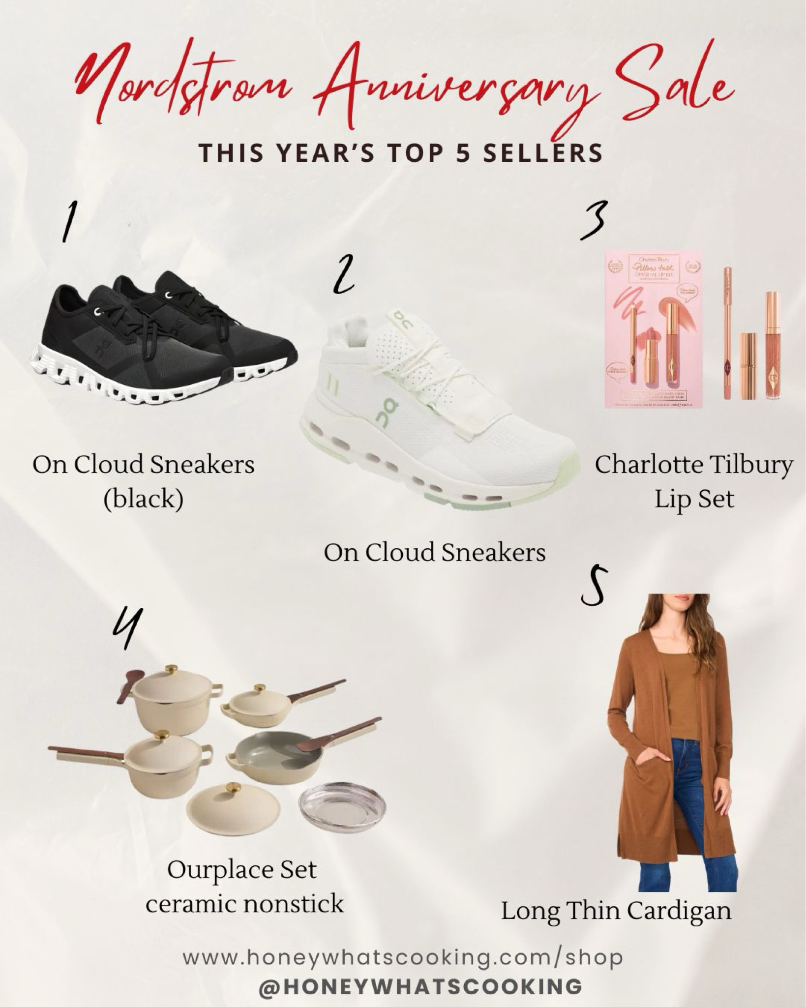 Nordstrom anniversary sale and August 3. Here are this year’s top five sellers. 

#nsale #NordstromAnniversarySale 