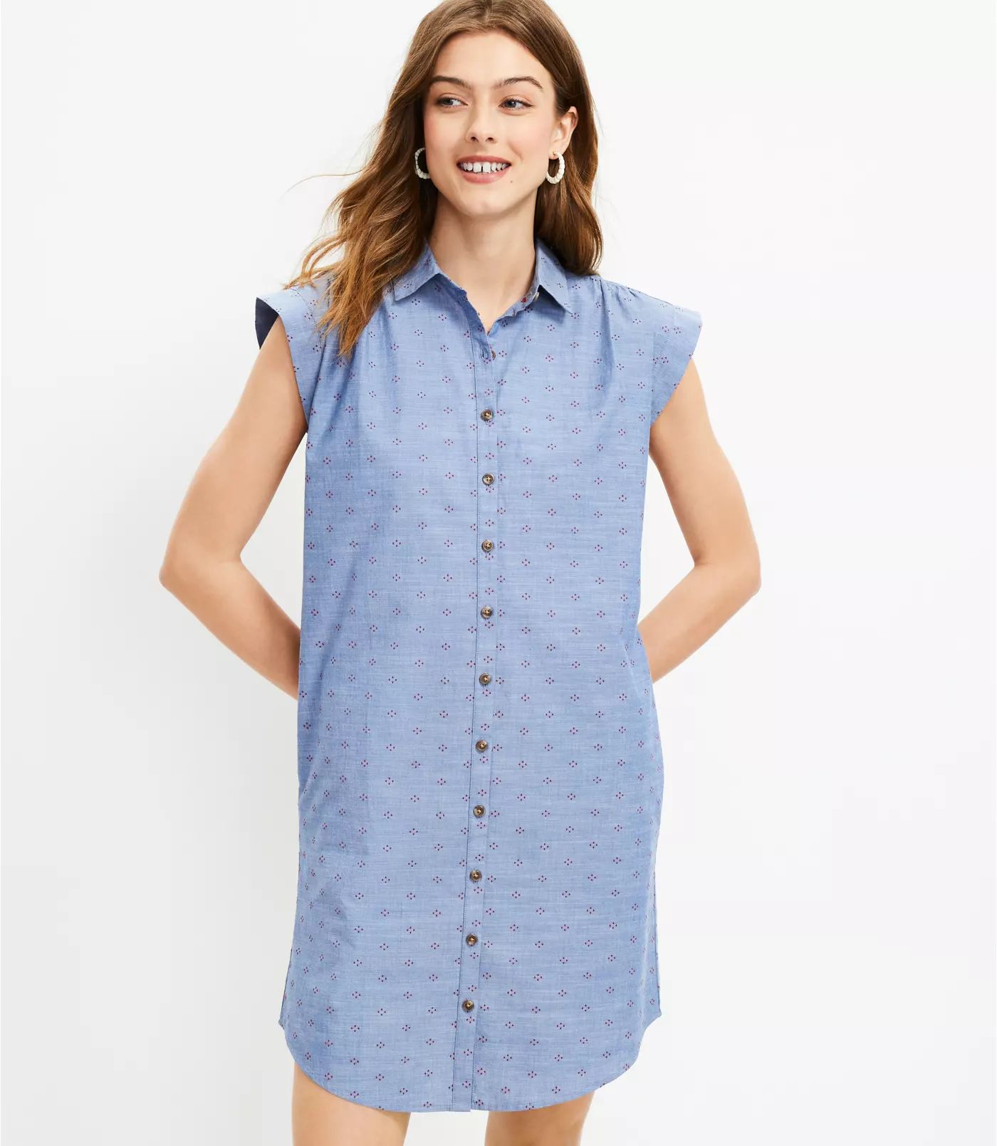 Clip Dolman Pocket Shirtdress | LOFT | LOFT