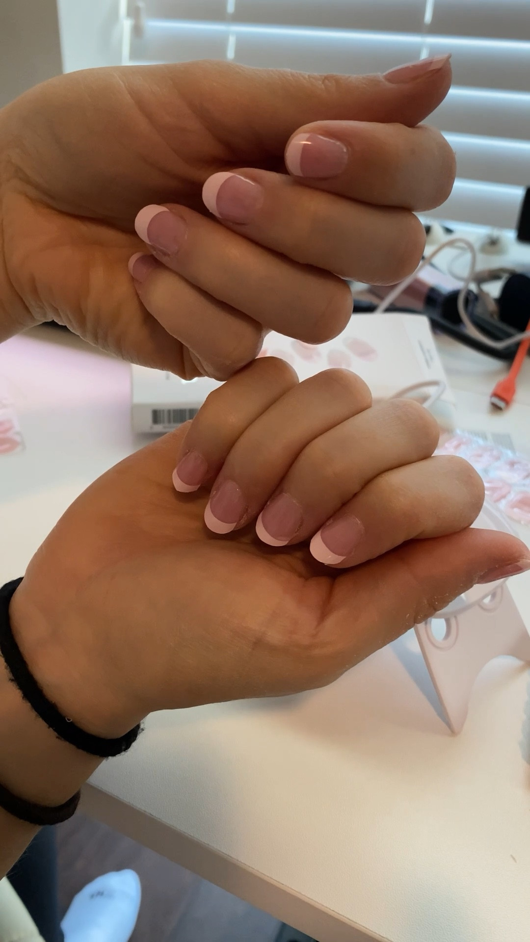 The quickest and easiest way to get French tips on your manicure! DIY gel nails

#LTKFindsUnder50 #LTKBeauty #LTKSaleAlert