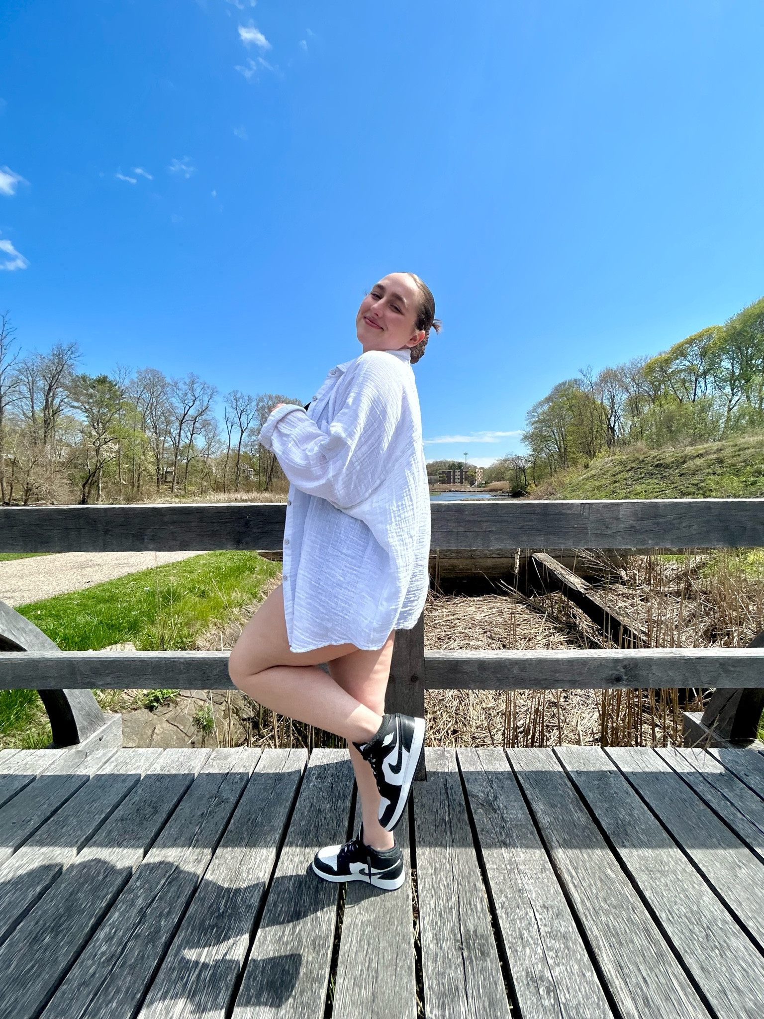 oversized button ups 🤍
wearing size large in button up & size 7y in shoes 

#LTKsalealert #LTKmidsize #LTKfindsunder50