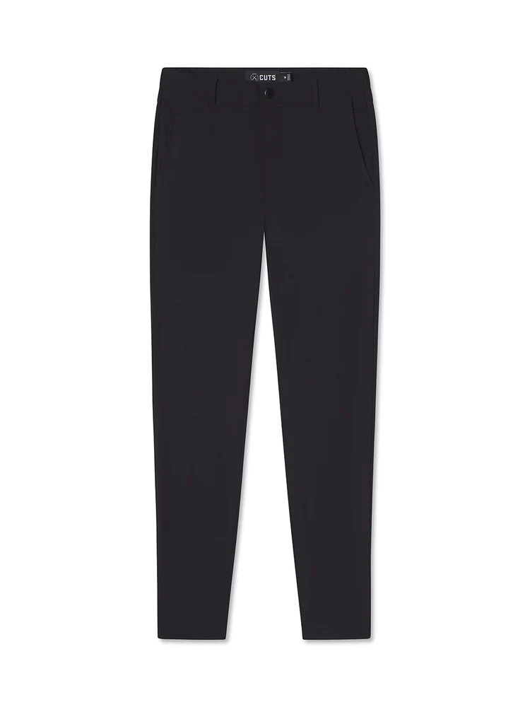 AO Jogger Tall | Black Slim-fit Versaknit™ | Cuts Clothing