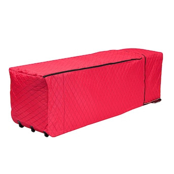 Holiday Living Red Collapsible Rolling Christmas Tree Storage Bag (For Trees 11.1-ft-12-ft Tall) ... | Lowe's