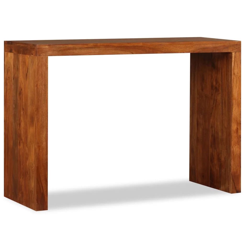 vidaXL Console Table Solid Wood with Honey Finish 43.3"x15.7"x29.9" | Walmart (US)