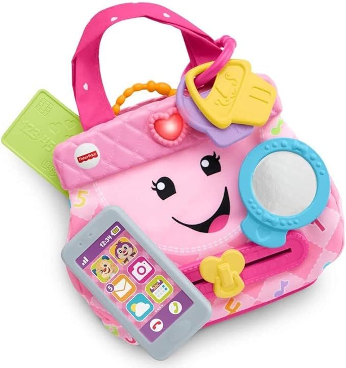 Fisher-Price Laugh & Learn My Smart Purse, Pink, Musical Baby Toy | Amazon (US)