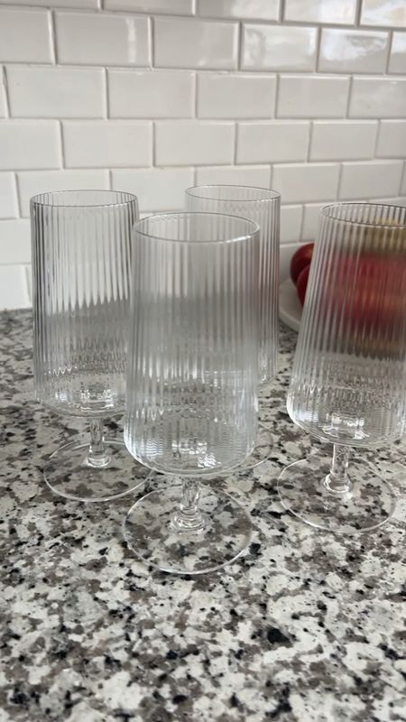 Fluted textured cocktail glass for the hostess with the mostess! Great gift ideas for the person you likes to entertain or just have pretty things! 

#LTKHoliday #LTKGiftGuide #LTKhome