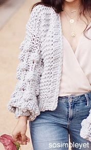 Knit Your Love Cardigan in Lavender | Chicwish