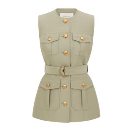 Luna Wool Silk Utility Vest            
        
            

    
    
    











    

  ... | ZIMMERMANN (US, CA, EU, MENA)