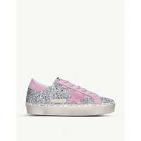 Hi Star M8 star-embroidered glitter trainers | Selfridges