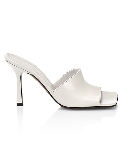 Stretch Leather Mules | Saks Fifth Avenue