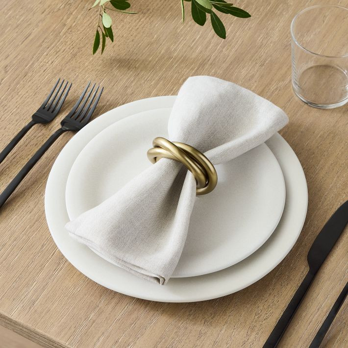 Twisted Napkin Rings | West Elm (US)