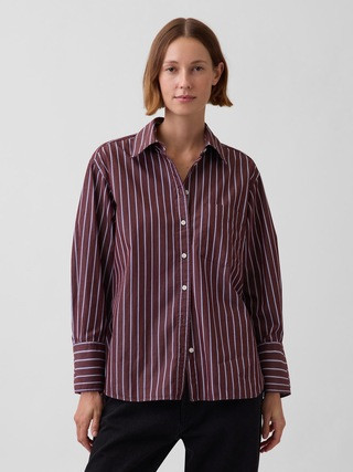 Organic Cotton Poplin Big Shirt | Gap (US)