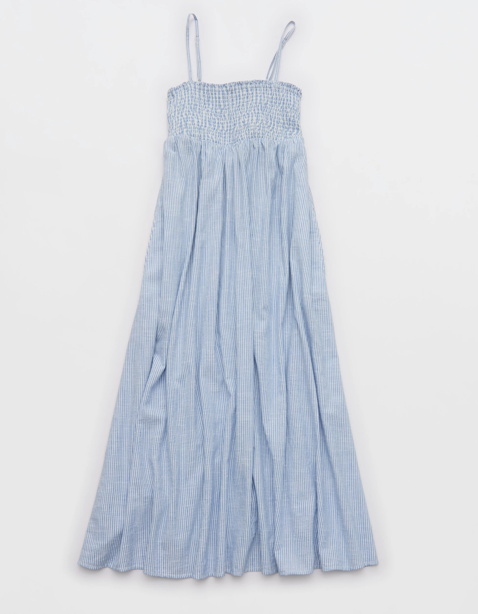Aerie Straight Neck Midaxi Dress | Aerie