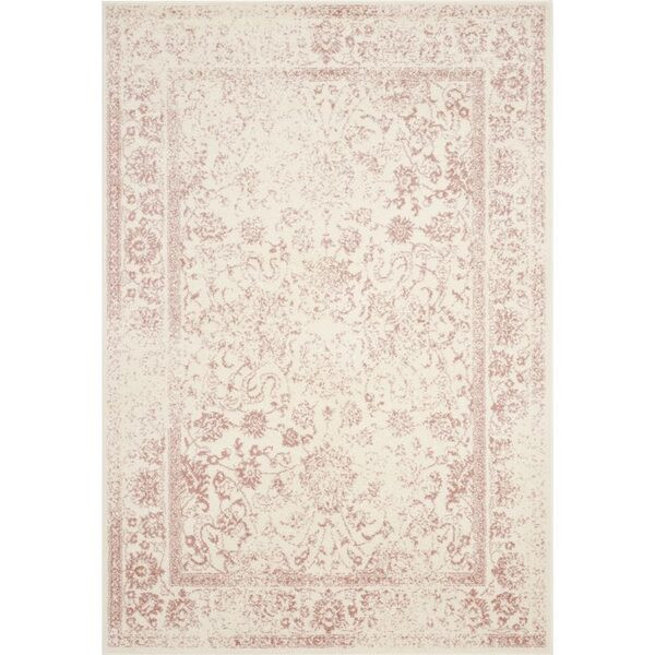 Adirondack Adele Rug, Pink/Ivory | Maisonette