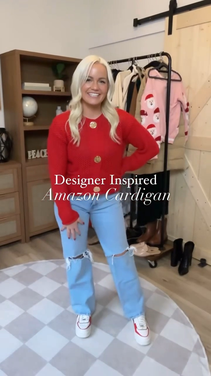 Love the Gold-Button detail on this cardigan 😍 Great option for Valentine’s Day and can be worn dressed-up or down!

#LTKStyleTip #LTKSeasonal