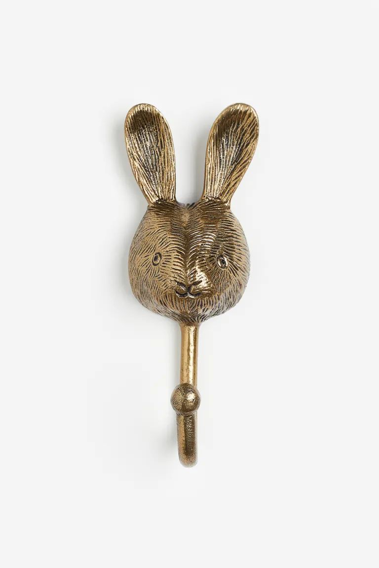 Metal Hook - Gold-colored/rabbit - Home All | H&M US | H&M (US + CA)