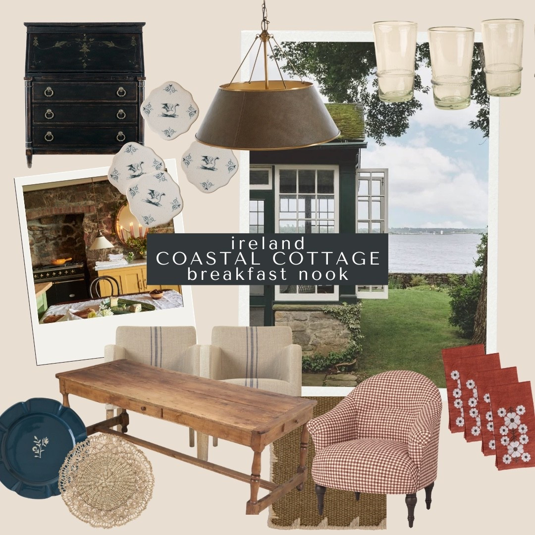 I love the idea of a collected breakfast nook. Think grandma’s antiques, lots of pattern play, and mixing organic materials!

#LTKmomlife #LTKHome #LTKmorningroutine