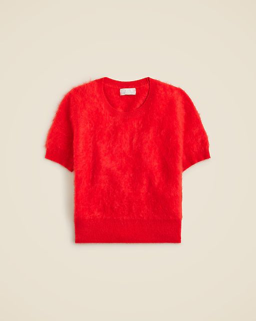 Brushed cashmere T-shirt | J. Crew US