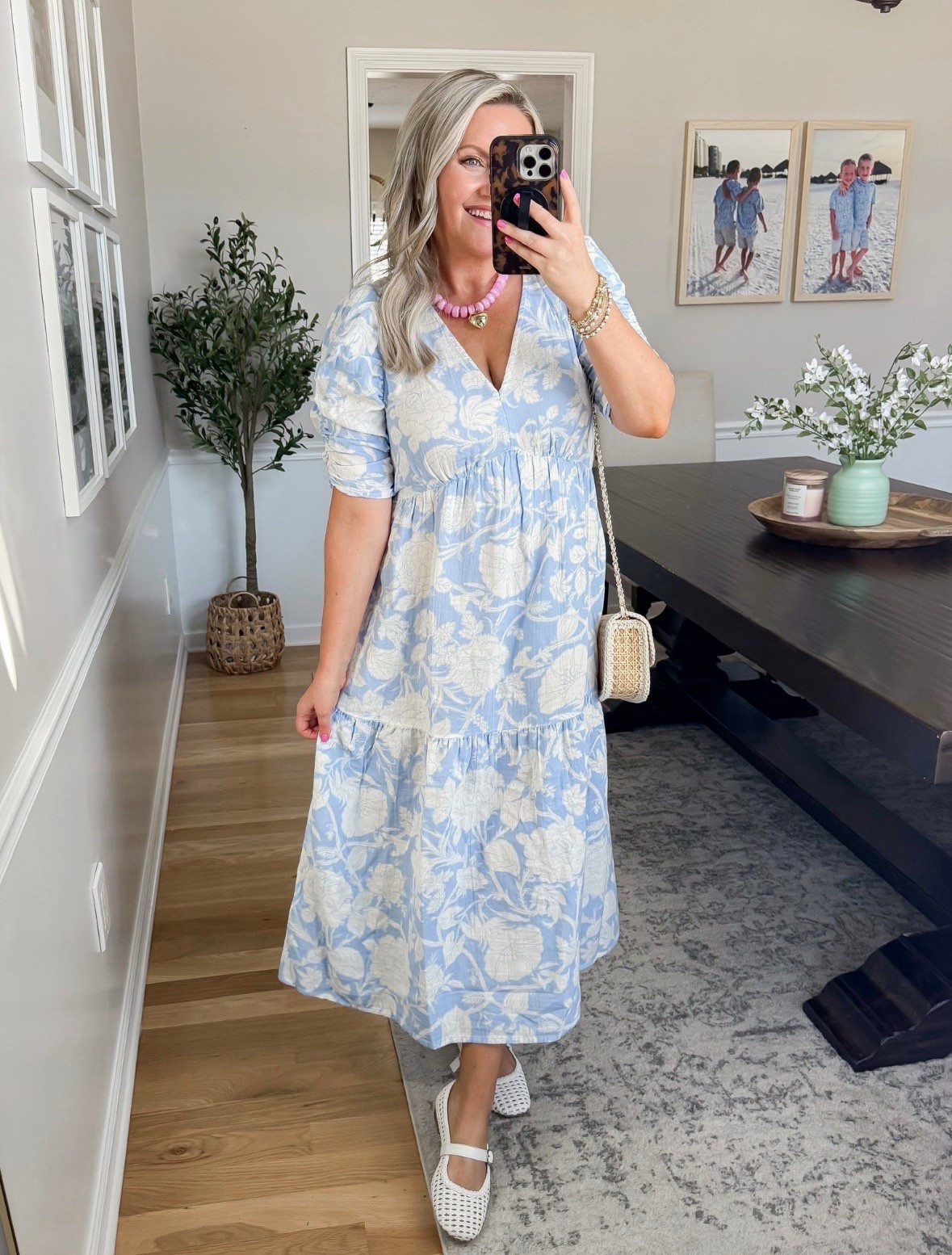 BEST SELLER! This one is so dreamy 💙 The soft blue print and flowy midi length make it feel effortless but still put together. Lightweight, flattering, and perfect for everything from church to brunch to vacation days.

midi dress blue dress summer dress flowy dress vacation outfit brunch outfit modest style feminine outfit easy outfit spring style lightweight dress lovelylifestyling 

#LTKootd #LTKSeasonal #LTKMothersDay