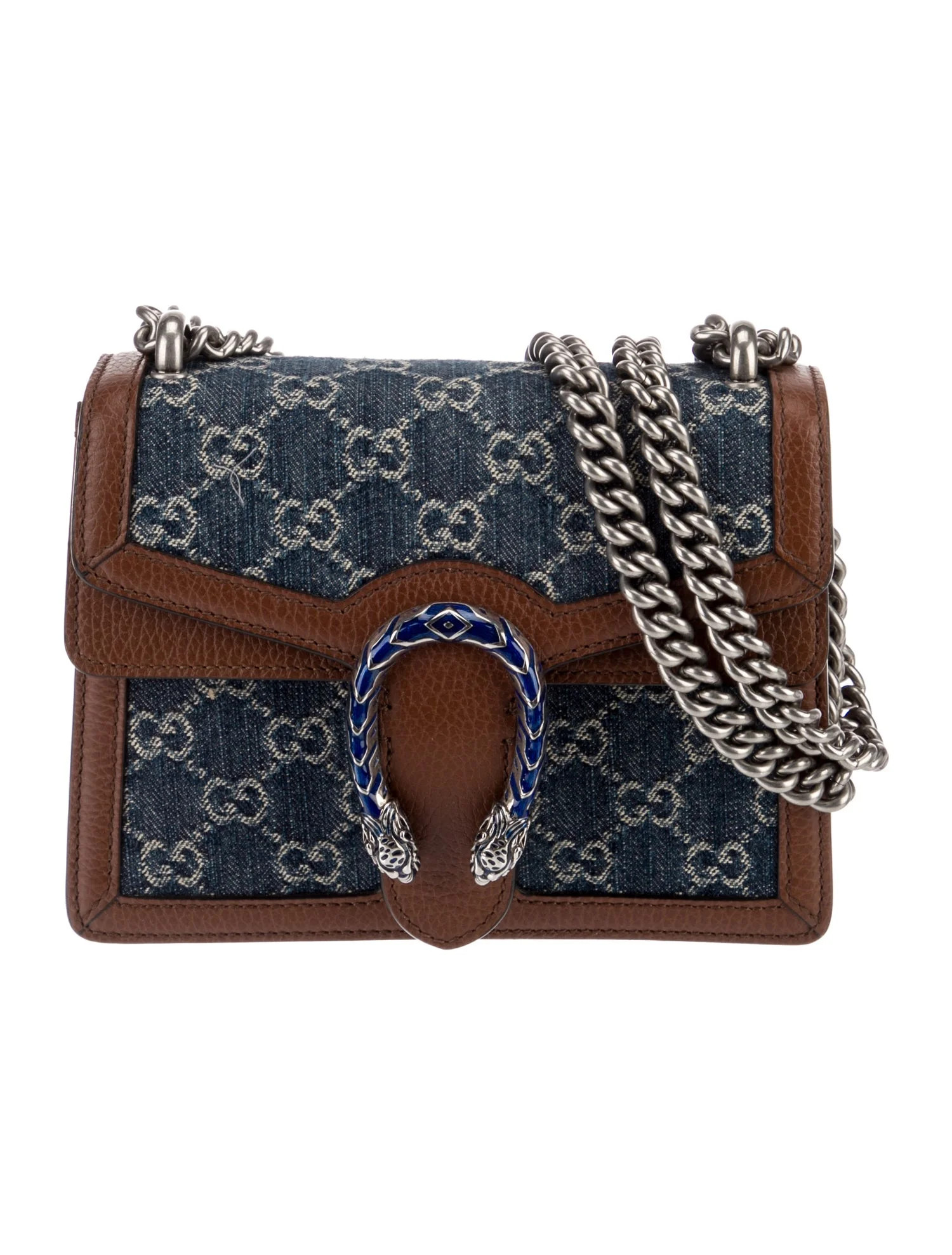 GG Denim Dionysus Mini | The RealReal