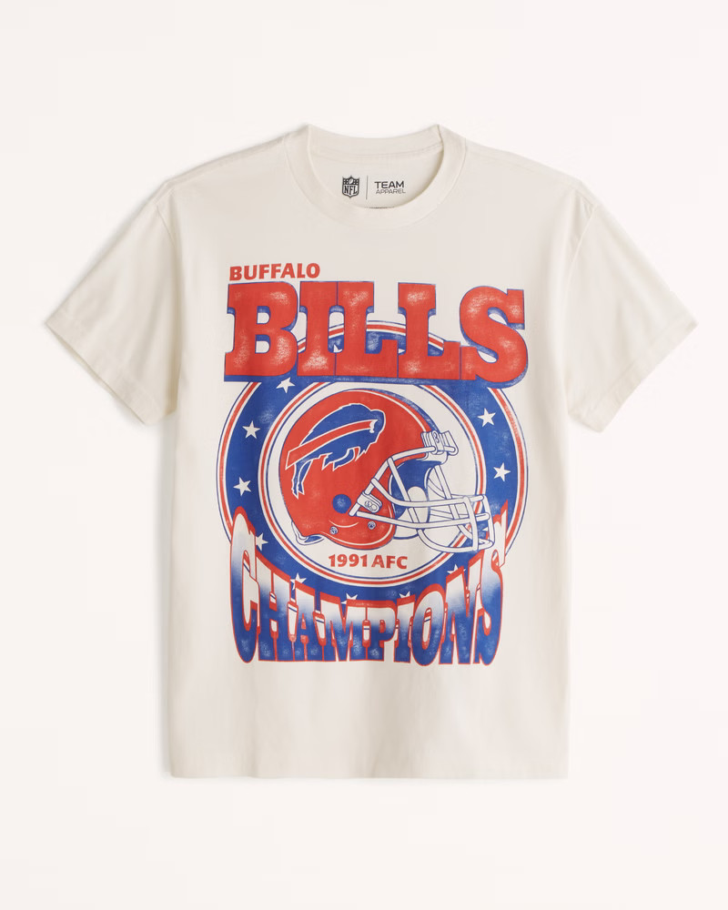 Gender Inclusive Buffalo Bills Graphic Tee | Gender Inclusive Gender Inclusive | Abercrombie.com | Abercrombie & Fitch (US)