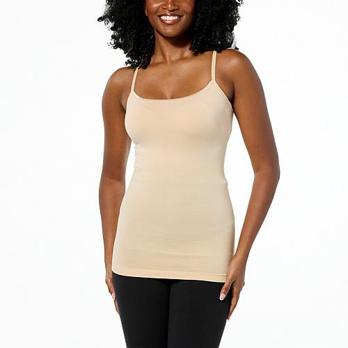 Yummie Convertible Seamless Shaping Cami - Tan - Size 1X/2X | HSN