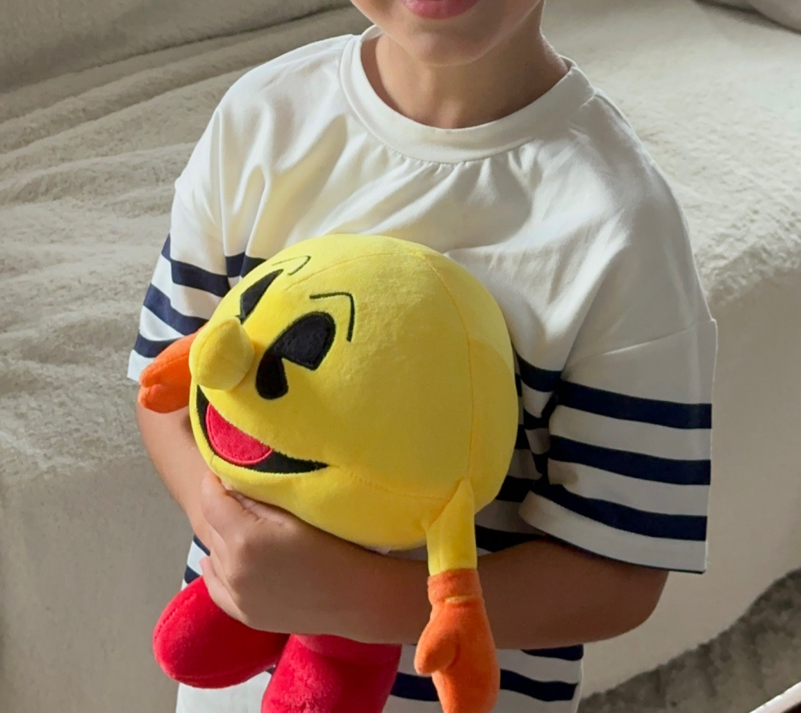 Santiago loved his Pac-Man we got him. Definitely 💯 great quality plushy 

#LTKGiftGuide #LTKkids #LTKFind