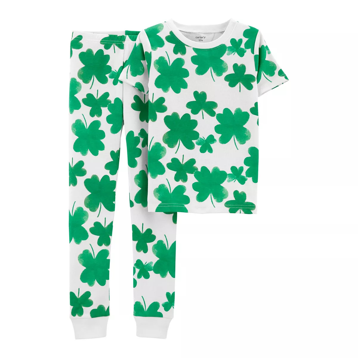 Girls 4-14 Carter's St. Patrick's Top & Bottoms Pajama Set | Kohl's