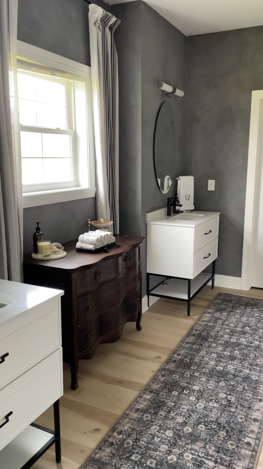Spa-Inspired Bathroom Reveal!

Loving how this sweet room came together!!

Bathroom inspo. Limewash. Spa bathroom. Bathroom decor. Home decor. Vintage decor. Vintage modern home design. Vintage rug runner. Oval mirror. Moody bathroom design. 

#LTKfindsunder50 #LTKhome #LTKfindsunder100