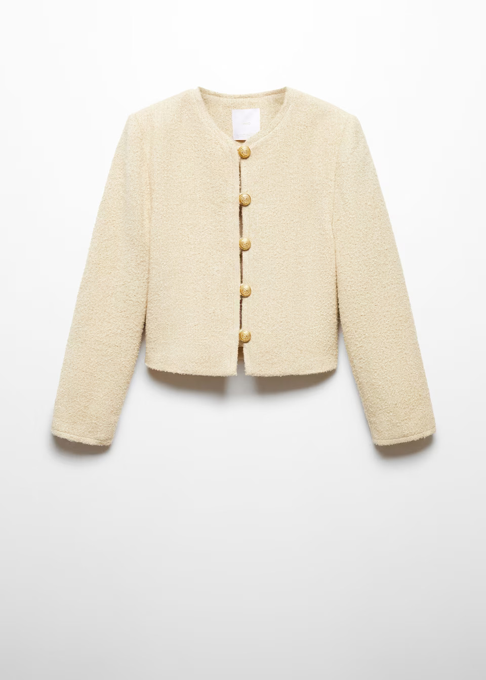 Tweed jacket with jewel buttons -  Women | Mango USA | MANGO (US)