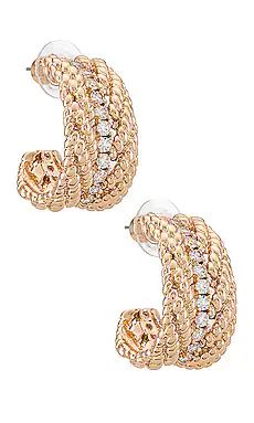 DANNIJO Tristan Earring in Gold from Revolve.com | Revolve Clothing (Global)