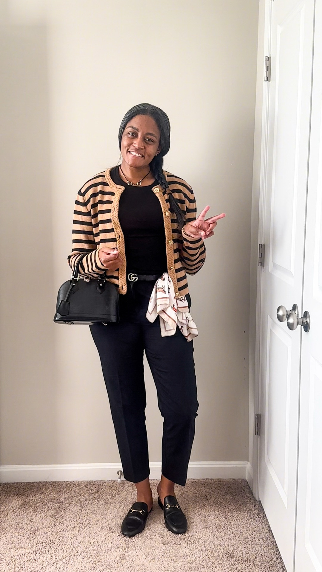 A black + brown outfit perfect for the office this fall! 🍂🖤🤎

#LTKFallSale #LTKSeasonal #LTKWorkwear