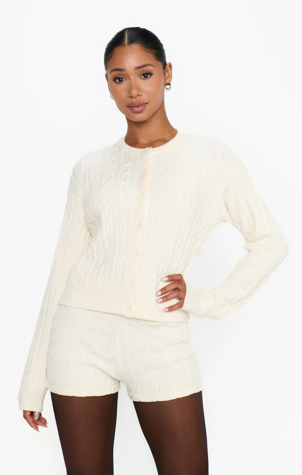 Throw on Cardigan ~ Snow Cable Knit | Show Me Your Mumu