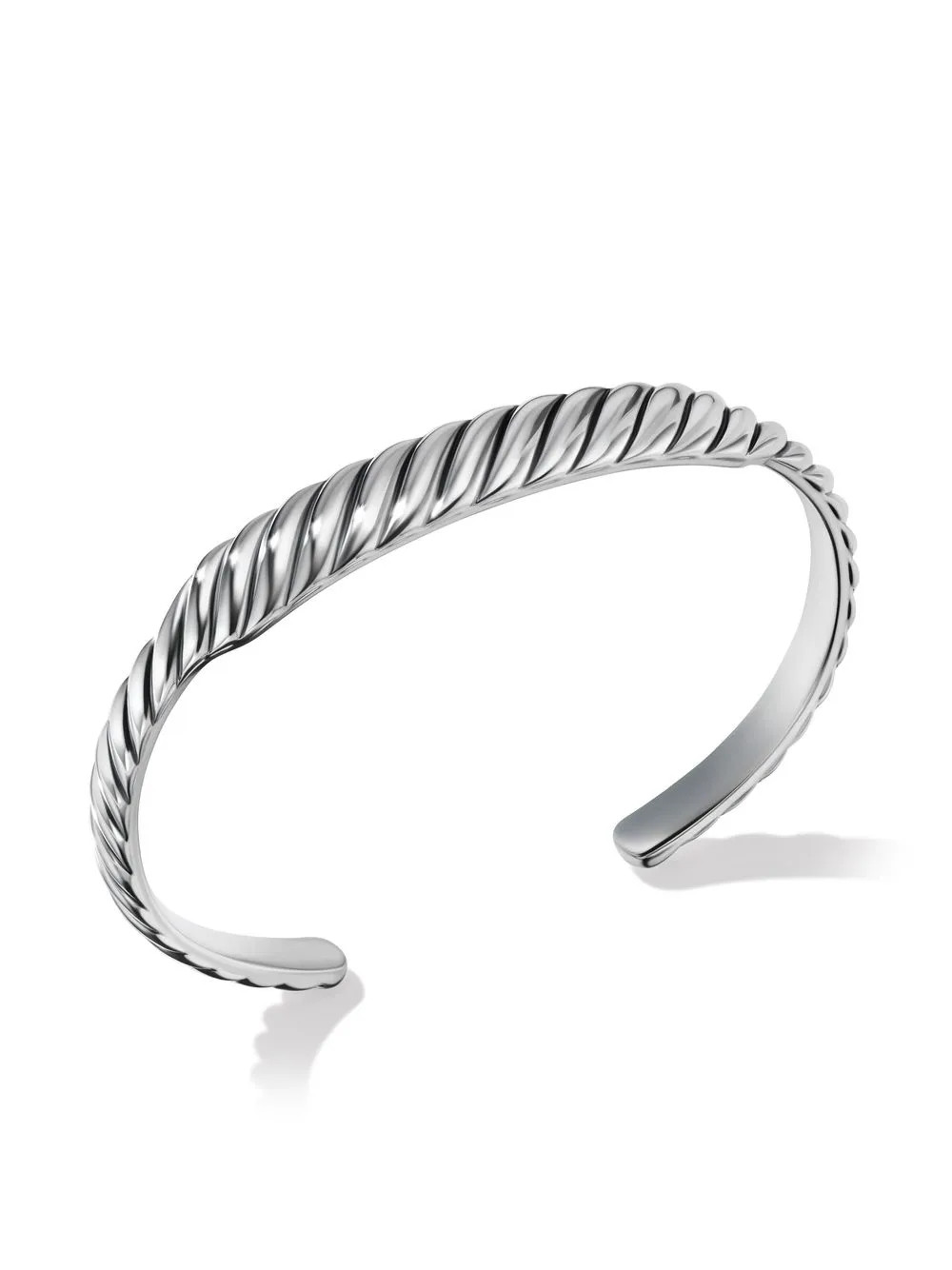 David Yurman Sculpted Cable Contour Cuff Bracelet - Farfetch | Farfetch Global