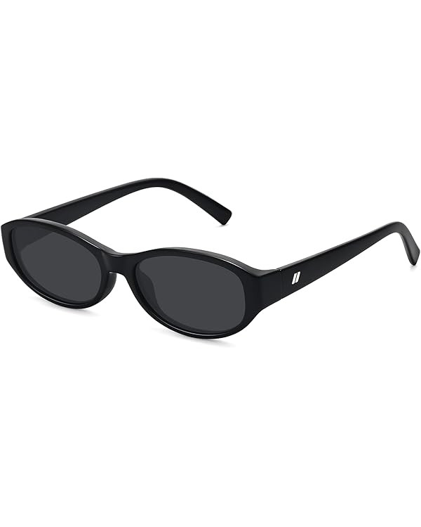 Retro Narrow Oval Sunglasses for Women Trendy Small Vintage Sun Glasses UV Protection FZN824 | Amazon (US)