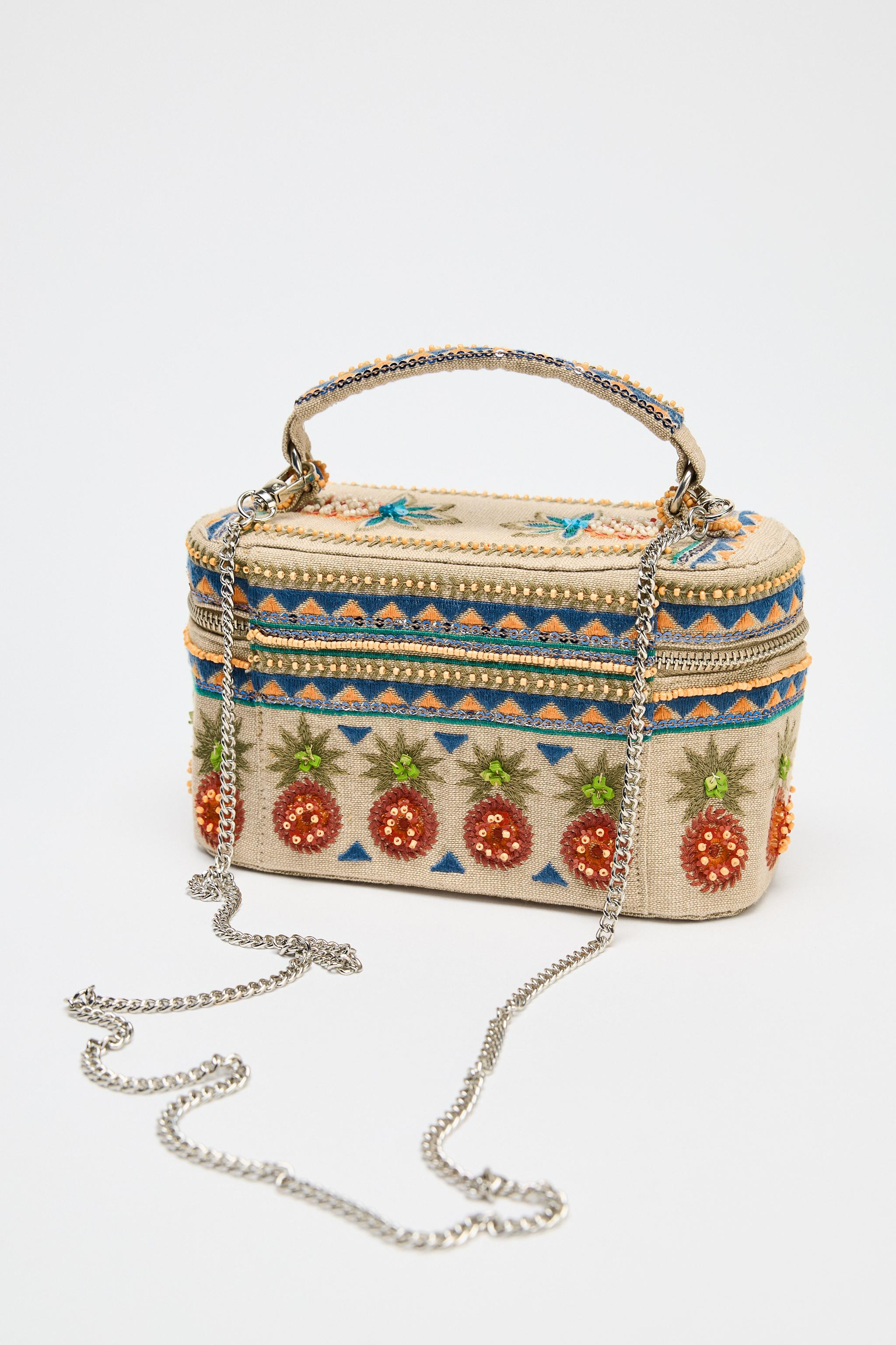BEADED RIGID BAG | Zara US