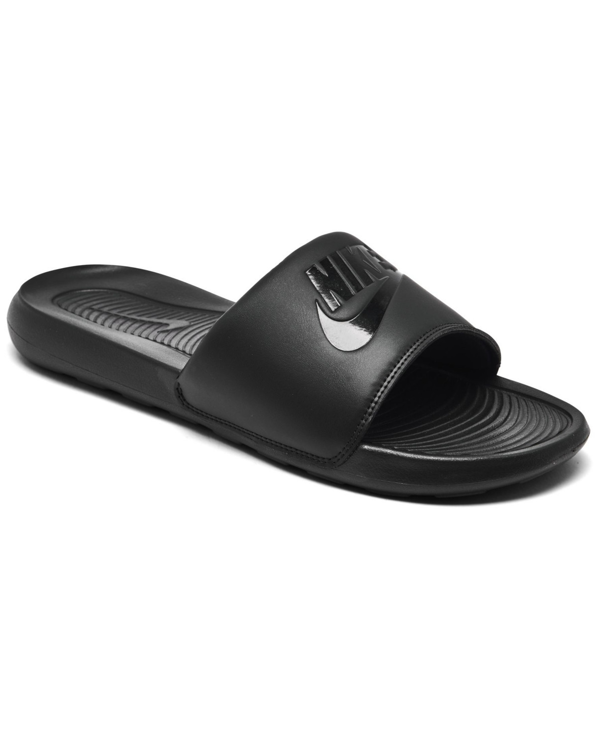 Nike Men's Victori One Slide Sandals from Finish Line - Black | Macy's