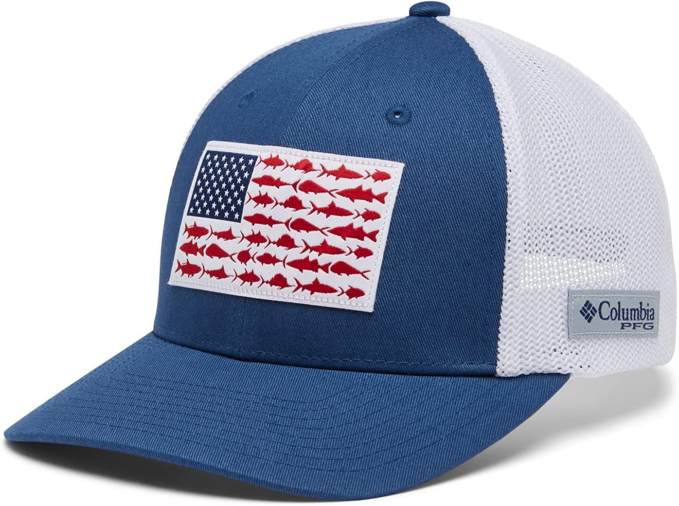 Columbia Men's PFG Fish Flag Mesh Ball Cap-High | Amazon (US)