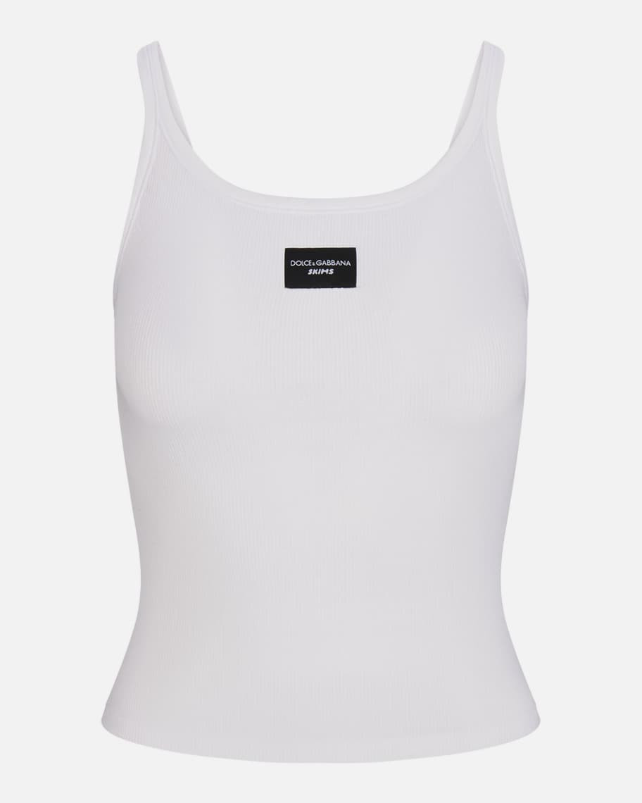 Dolce&Gabbana x SKIMS Cotton Rib Tank | Neiman Marcus