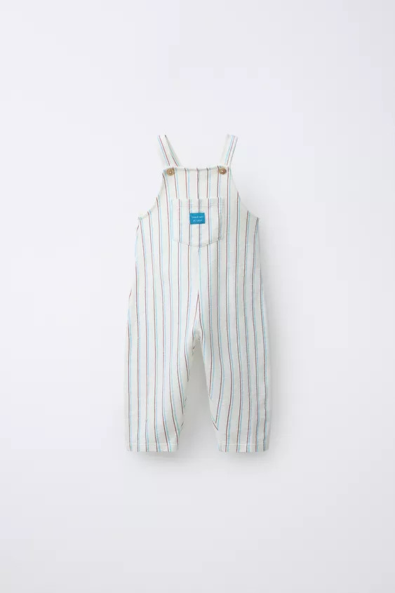 LONG STRIPED OVERALLS | Zara US