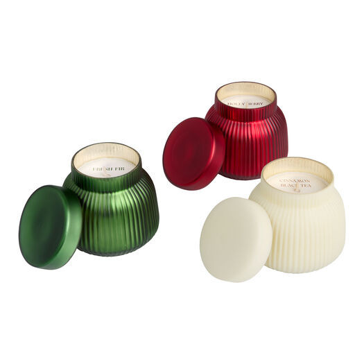 Matte Mercury Glass Holiday Scented Candle by World Market | World Market