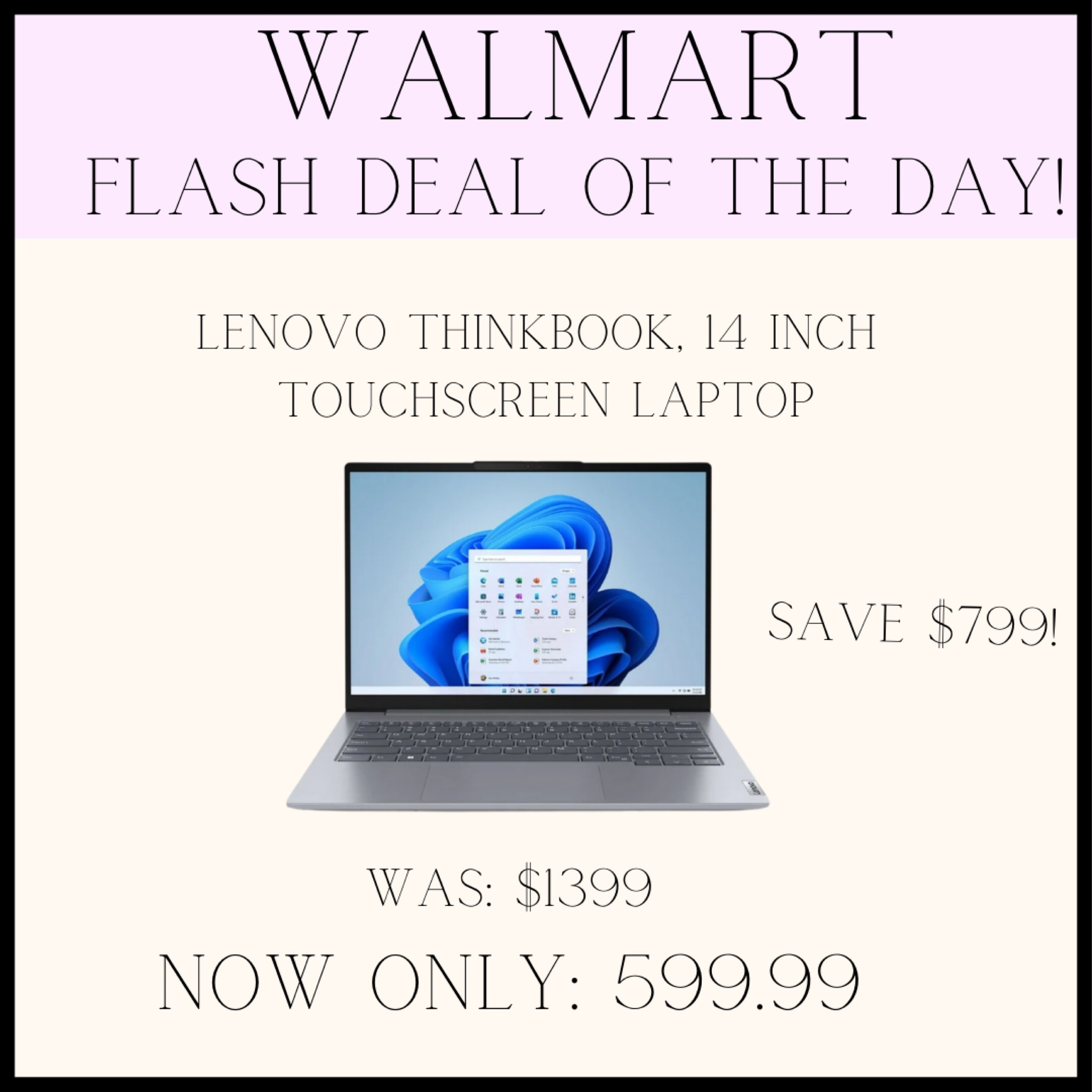 This deal is amazing! This is a great back to school or work laptop! Lenovos are excellent computers I have had many and I LOVE the touch screen! I have also attached a lot of other amazing limited time flash deals on laptops ! ⚡️✨

#LTKxWayfair #LTKxNSale #LTKBacktoSchool