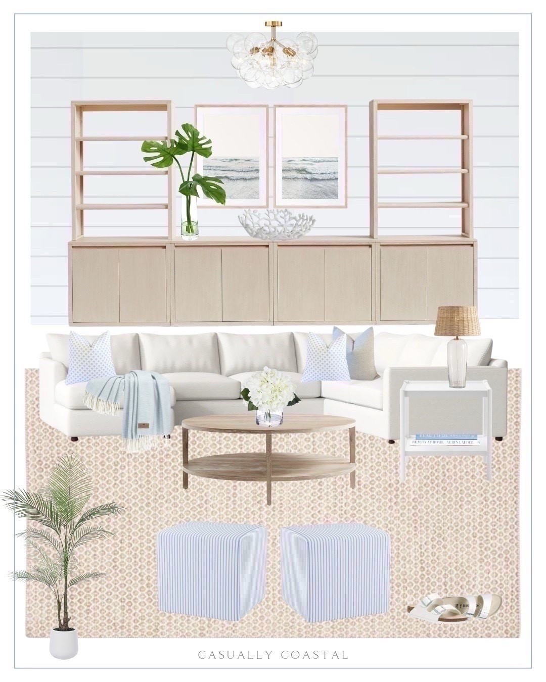 Living Room Design Inspiration

coastal living room, living room with large sectional, coastal sectional, 3 piece upholstered U-sectional, oak wood coffee table, round coffee table, entertainment  enter, Etsy artwork, wall art, coastal wall art, 6-light glass bubble semi flush mount, coastal decorative bowl, 23” faux philodendron plant, faux coastal plant, coastal rug, neutral rug, flatweave wool beige area rug, white side table, coastal woven table lamp, Etsy pillows, coastal pillows, living room pillows, chambray linen pillow cover, blue palm tree pillow cover, coastal ottoman, striped ottoman, Amazon coastal books, Amazon throw blanket, coastal blanket, Birkenstock sandals, coastal sandals, Areca palm faux tree, 4 foot tropical tree, white hydrangeas 



#LTKFindsUnder100 #LTKHome #LTKFindsUnder50