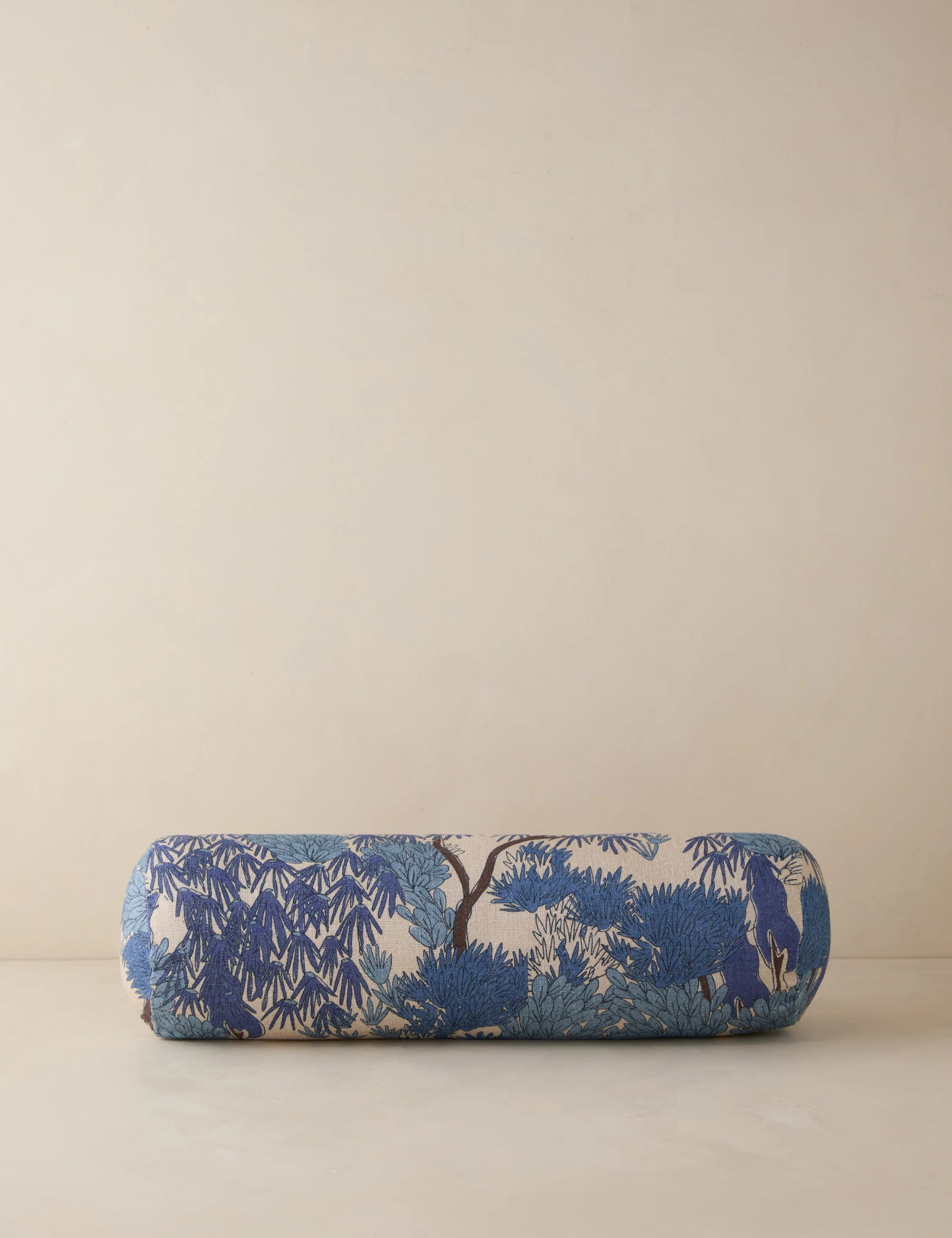 Garden Walk Linen Pillow by Sarah Sherman Samuel, Blue | Lulu and Georgia 
