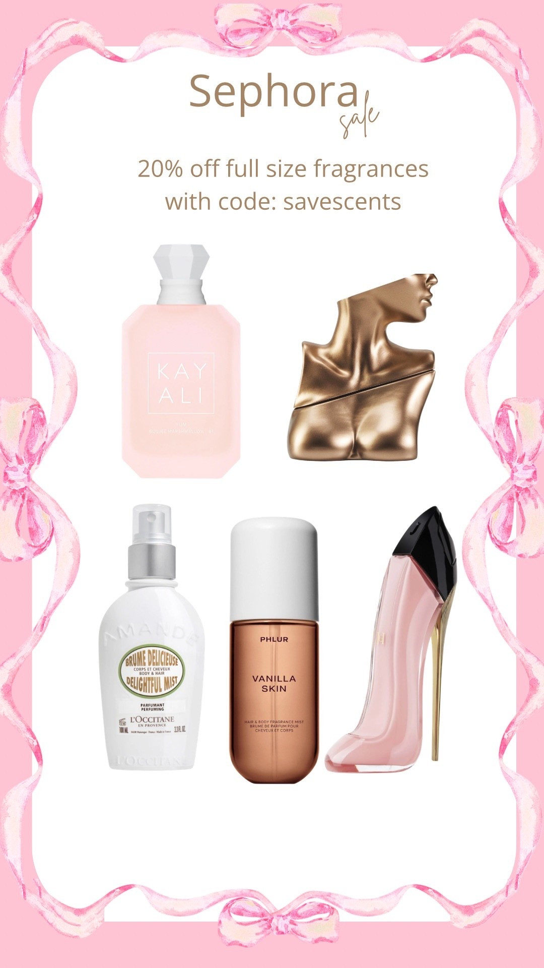 Sephora sale, perfume sale, Christmas gift, phlur, loccitane, vanilla skin, kayali 

#LTKFindsUnder50 #LTKSaleAlert #LTKFindsUnder100