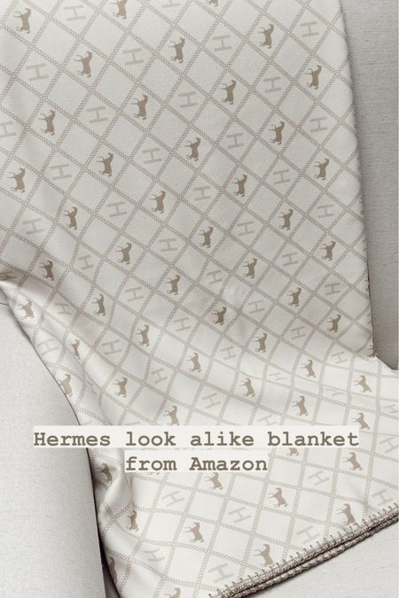 Hermes look for less blanket from Amazon under $100

#LTKHome #LTKFindsUnder100